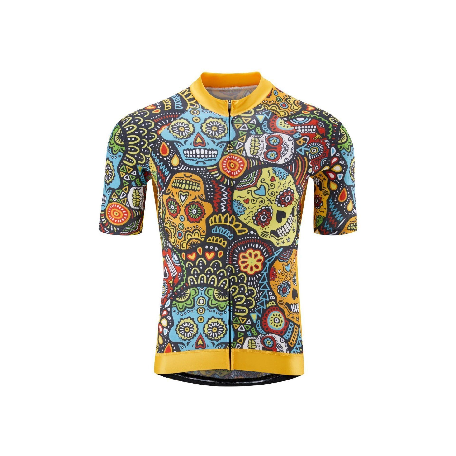 Mexican Candy Skull Jersey by Lusy Koror