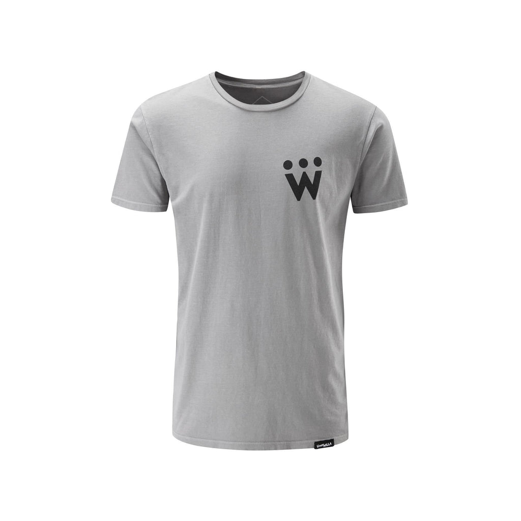 Enjoy Life Skull Hand Dyed T-Shirt - Grey