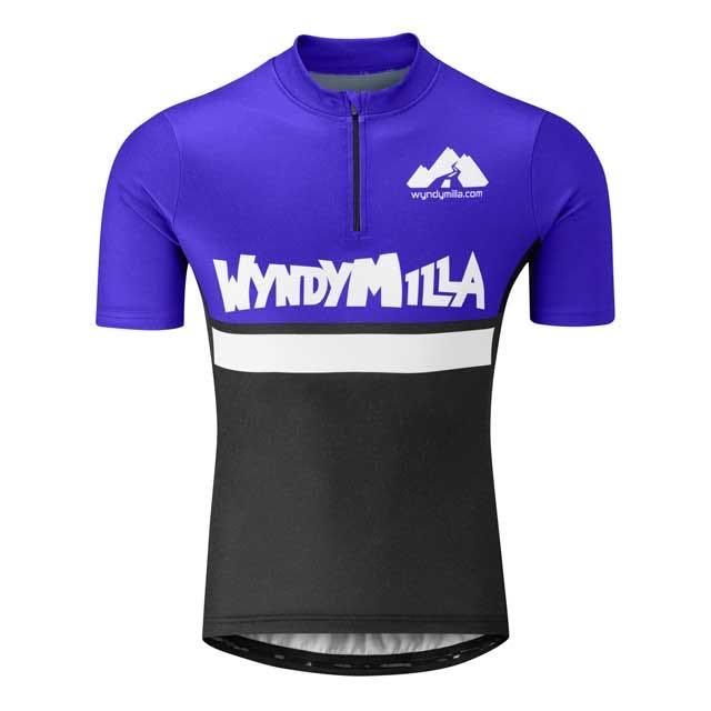 Wool Blend Jersey Full Fat Blue